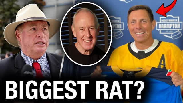 Hockey Night in Brampton features Patrick Brown and Ron Maclean   so who's the biggest rat?