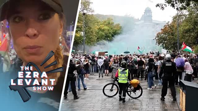 Montreal police threaten Rebel News reporter with arrest | THE EZRA LEVANT SHOW