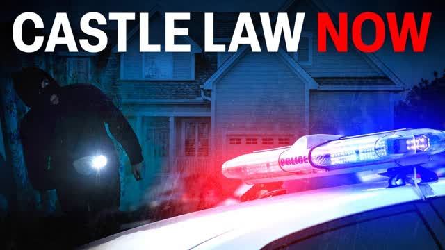Ontario police charge a man for defending his home against an intruder. We�ve got to help!