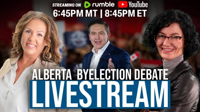 LIVE: Poilievre Faces Off in Alberta Byelection Debate   Rebels react