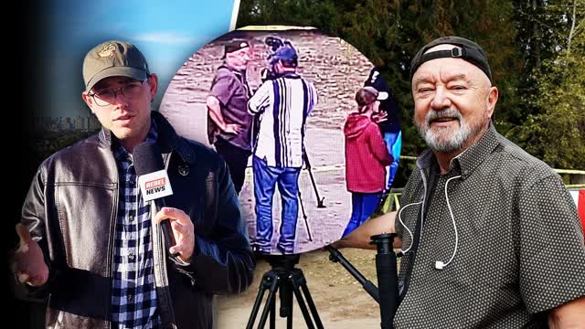 Global News videographer grabs Rebel News cameraman, lies about it