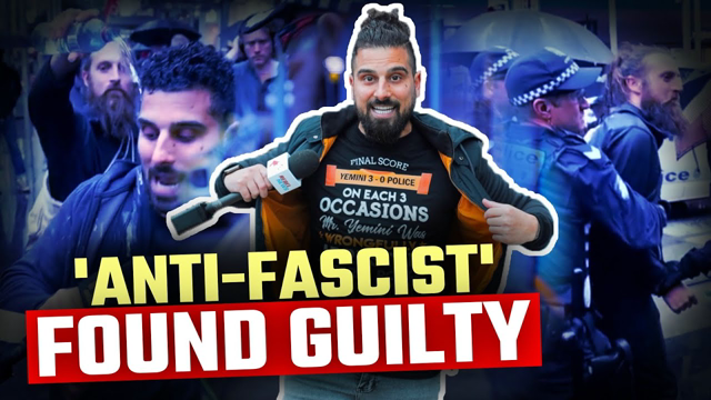 Antifa protester found GUILTY of assaulting @Avi Yemini