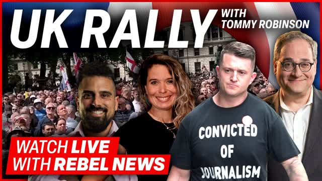 ? LIVE NOW: Massive �Unite the Kingdom� Rally in London ft. Tommy Robinson | UKrebels.com