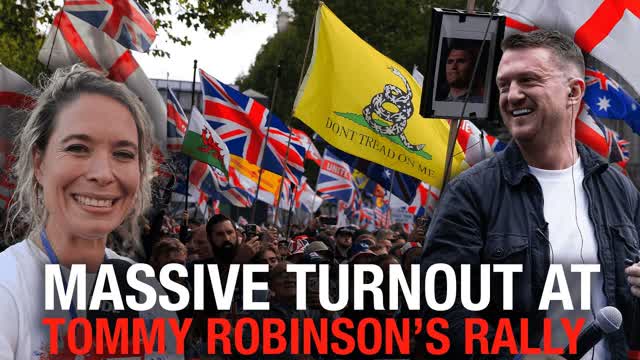 Massive Turnout for Tommy Robinson Rally in London