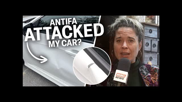 Montreal thug smashes Rebel journalist's car while reporting!