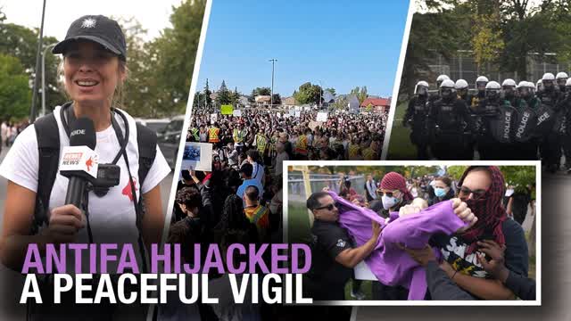 Radical Antifa Hijacks Vigil for Teen Fatally Shot by Police
