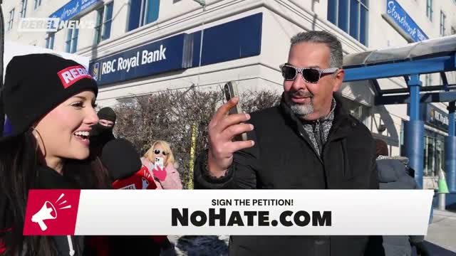 Why are anti-Israel protesters at the Toronto public Menorah lighting? Rebel News tries to find out