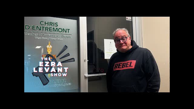 Ezra Levant visits Nova Scotia searching for 'coward' MP Chris d'Entremont | THE EZRA LEVANT SHOW