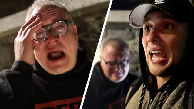 BREAKING: Ezra Levant pepper-sprayed as chaos erupts at Dublin protest against mass immigration