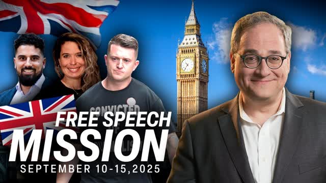 Join Rebel News on the Free Speech Mission to the UK this September 10 to 15!