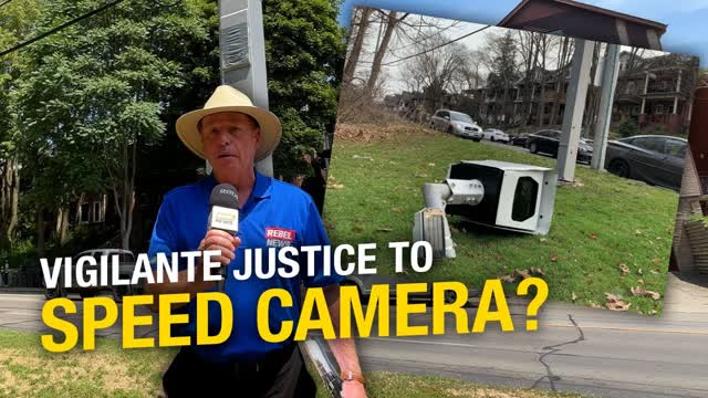 Vigilantes slash speeding camera in Toronto