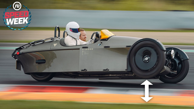 Morgan Super 3 – 130mph on TWO WHEELS! | Top Gear Speed Week 2022