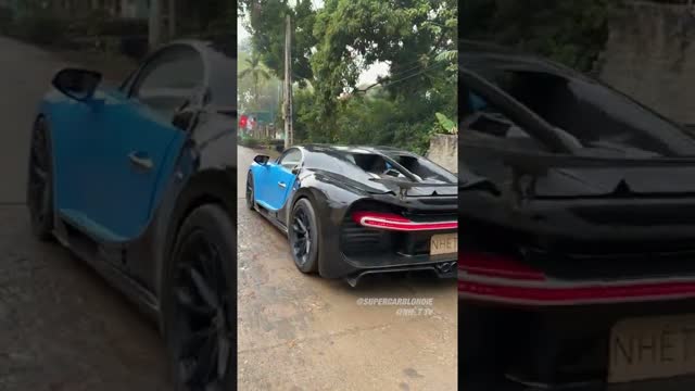 Guess what this Bugatti's made from? 😱 #shorts