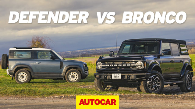 New Ford Bronco vs Land Rover Defender | Review | Autocar