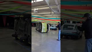 A Van That Drives Sideways 🤯 #vans #vehicles #funny