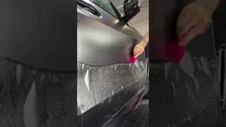 Car Wrapping is so Satisfying 😍 #shorts