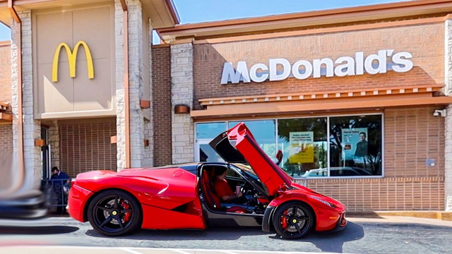 Drive Thru in $4,000,000 La Ferrari! (Funny Reactions)