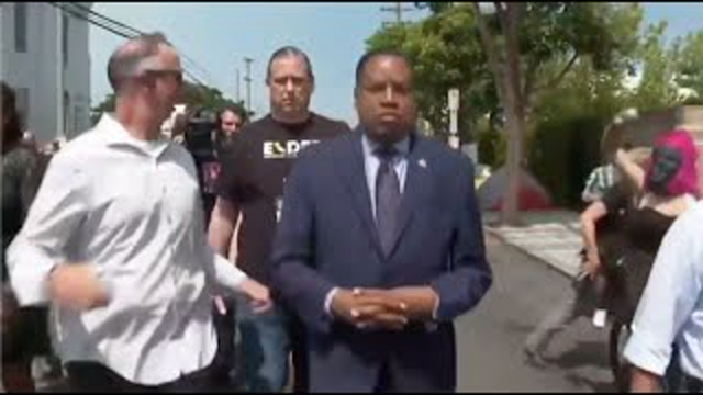 Leftist in Gorilla Mask Attacks Black Candidate (comedian K-von told ya)