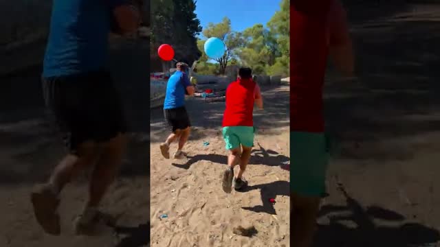 Paintball Balloon Pop Racing is INTENSE!!