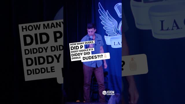 Can You Solve This Pdiddle Riddle🧴(Comedian KvonComedy) ✈️🎤🎟️ #pdiddy #riddle #standupcomedy