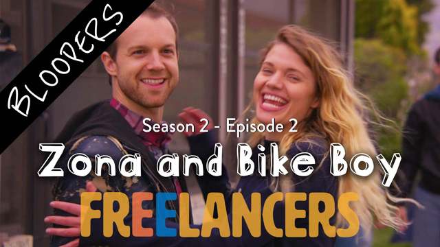 BLOOPERS Zona And Bike Boy - Episode 2 Season 2 - Freelancers