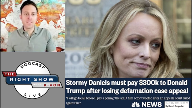 Stormy Daniels Loses To Trump, Big League! (comedian K-von laughs)