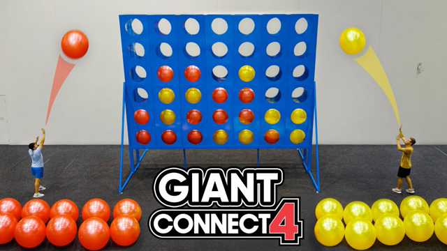 Playing GIANT CONNECT 4 With 50 PEOPLE!