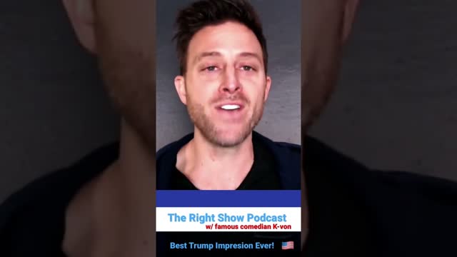 Best Trump Impression Ever (comedian K-von) 🇺🇸