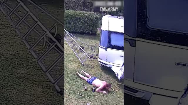 At least the trailer is clean 🤣 #FailArmy