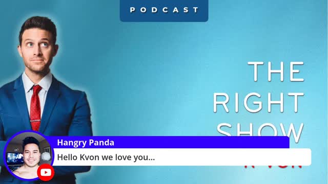 "The Right Show LIVE" - Ant*fa Teacher BUSTED & Biden Loves the Tolly-Bon (live w/ K-von)
