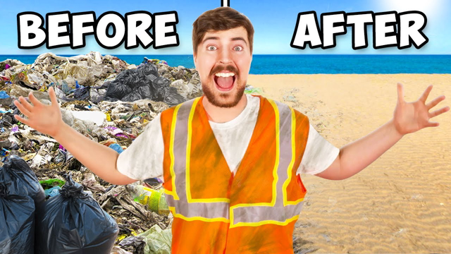 I Cleaned The World’s Dirtiest Beach #TeamSeas - MrBeast