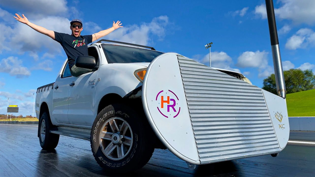 World’s First GOLF CLUB CAR! Can We Hit a Ball a 1/4 Mile?