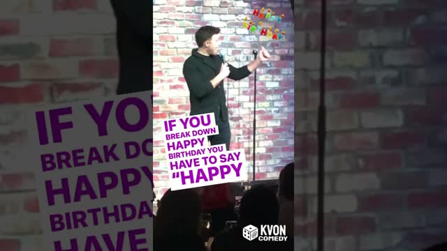 Happy Birthday is a Hard Song for Biden 🥳🎂🎉 (comedian K-von)