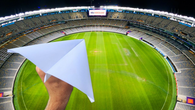 Can The World Record Paper Airplane Fly The Length Of A Stadium?