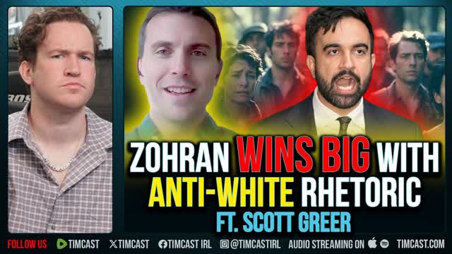 Zohran Wins BIG With Anti-White Rhetoric, NYC Is COOKED ft. Scott Greer