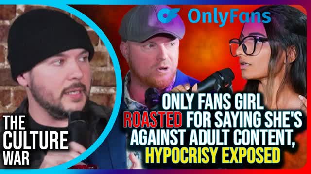 Only Fans Girl ROASTED For Saying She's Against Adult Content, HYPOCRISY EXPOSED
