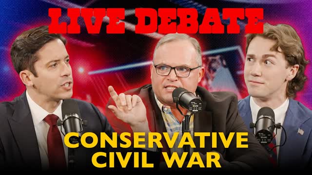 Right Wing Civil War: "Israel & Economy Crisis" HEATED Debate With Michael Knowles | Bar Fight