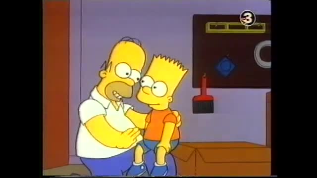 Tecknat Barn Svenska:Simpsons TV Serie (1994) VHSRIPPEN (Svenska) Trailer (4D)