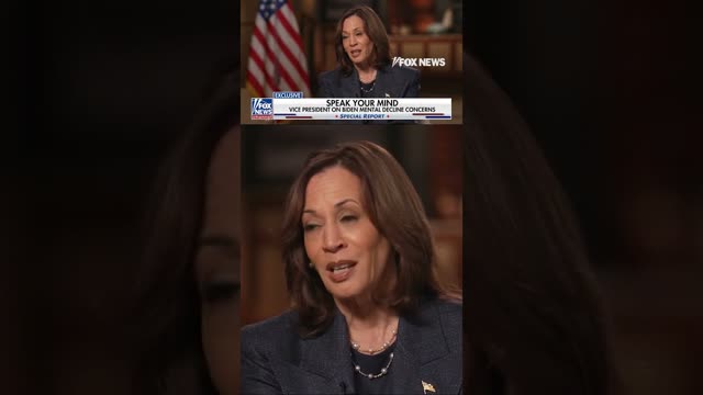 Bret Baier presses Kamala Harris on Biden's mental state