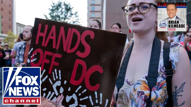Democrats protest D.C. crime crackdown| Brian Klimeade Show