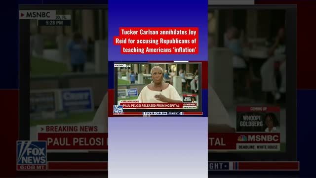 Tucker Carlson: Someday we’ll have a segment called ‘Guess Joy Reid’s IQ’ #shorts