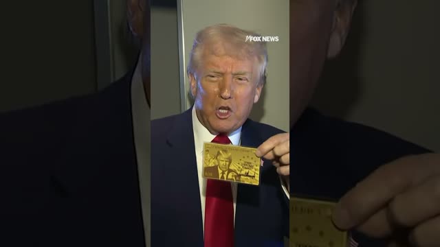 Trump debuts "The Trump Card," which can be yours for the low price of...$5 million #foxnews #news