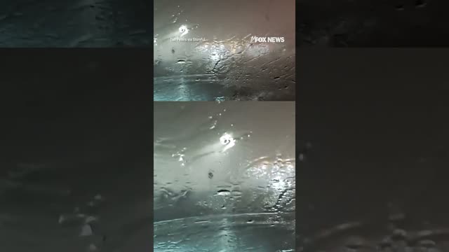 Father and son caught in car as tornado tears through gas station