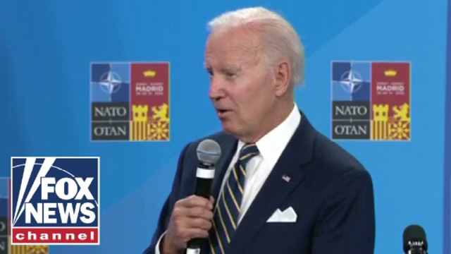 Biden snaps at 'outrageous behavior' of Supreme Court at NATO summit