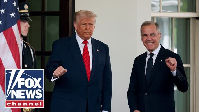 WATCH LIVE: Trump greets Canadian PM Mark Carney at White House