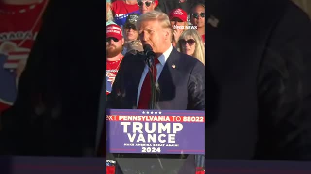 ‘AS I WAS SAYING’: Former President Trump kicks off rally in Butler, Pennsylvania