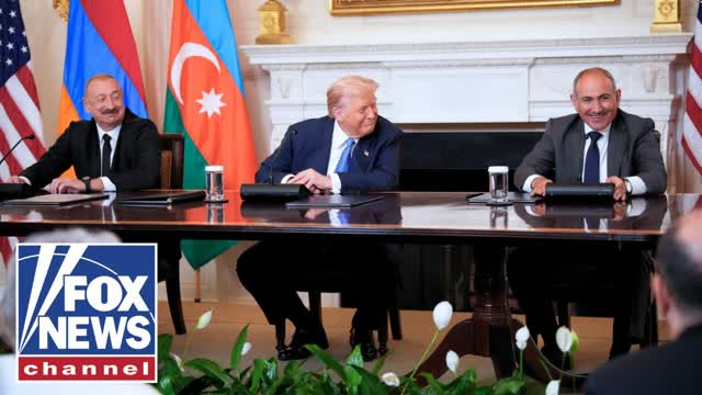 Trump meets with leaders of Armenia, Azerbaijan