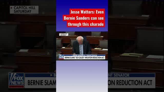 Bernie Sanders takes hit at Democrats’ bill #shorts