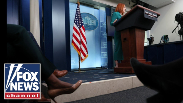 White House deputy press secretary Andrew Bates holds a briefing