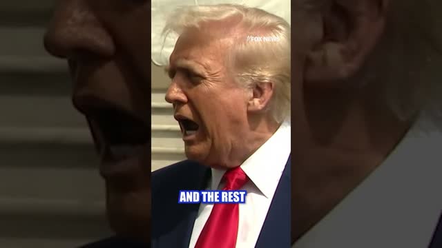 Trump says tariffs plan is like 'an operation' #shorts #trump #trade #whitehouse #foxnews #shorts